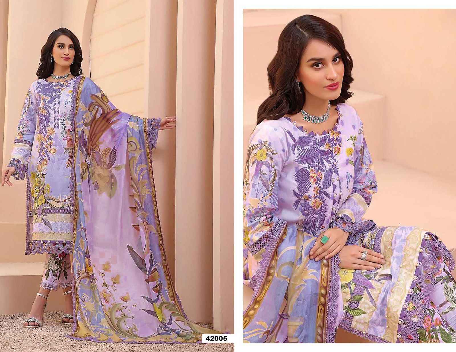 APANA COTTON RAZIA SULTAN VOL 42 COTTON PAKISTANI  SALWAR SUITS