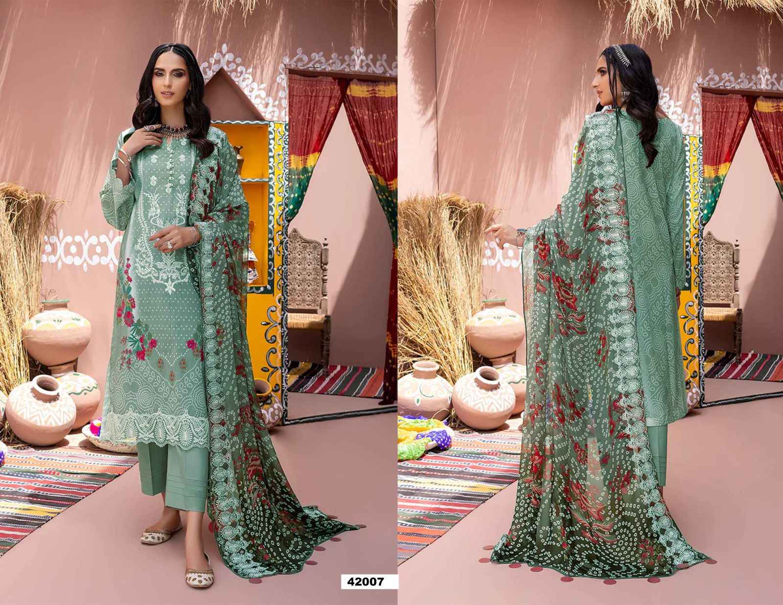 APANA COTTON RAZIA SULTAN VOL 42 COTTON PAKISTANI  SALWAR SUITS