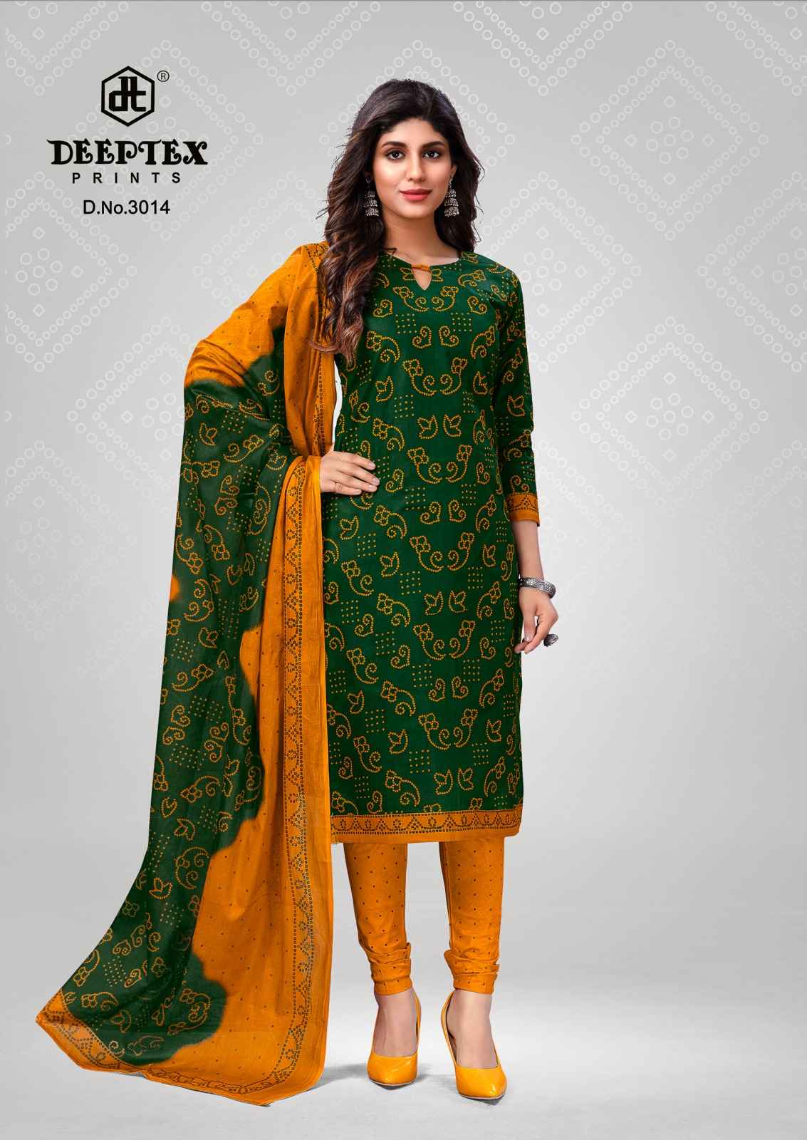 DEEPTEX PRINTS CLASSIC CHUNARIS VOL-26 DRESS MATERIAL