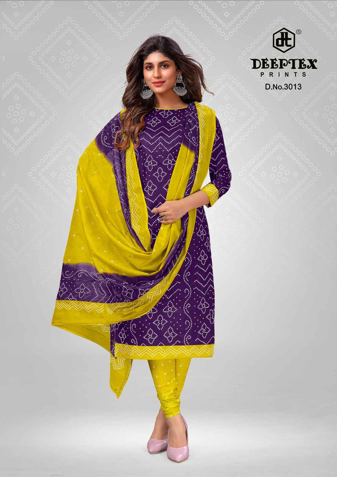 DEEPTEX PRINTS CLASSIC CHUNARIS VOL-26 DRESS MATERIAL