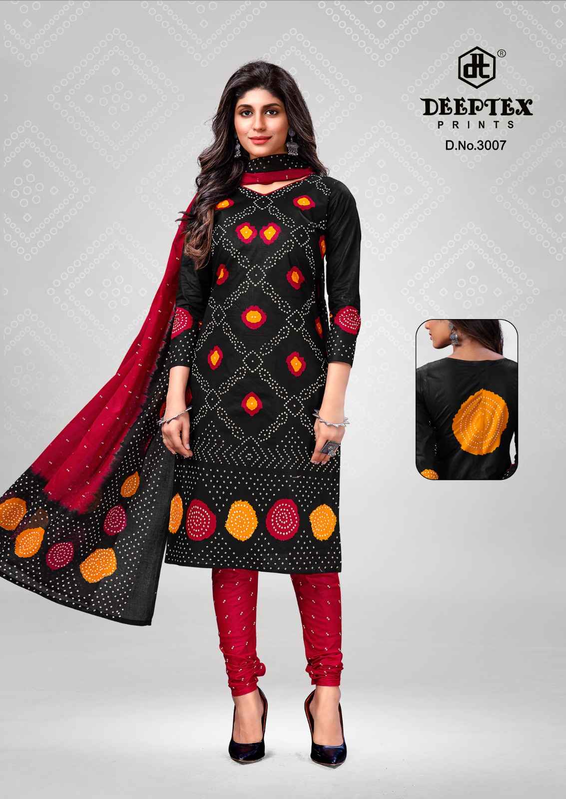 DEEPTEX PRINTS CLASSIC CHUNARIS VOL-26 DRESS MATERIAL