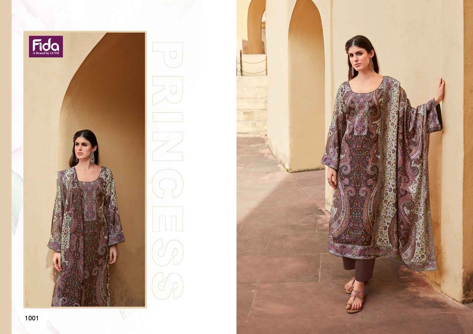 Fida Ehsaas Wool Dress Material 6 pcs Catalogue Wholesale Price