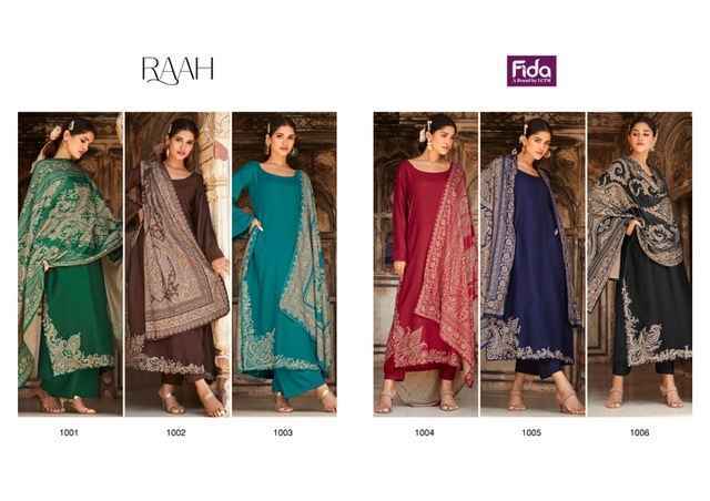 Fida Raah Wool Dress Material 6 pcs Catalogue Wholesale Price