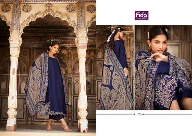 Fida Raah Wool Dress Material 6 pcs Catalogue Wholesale Price