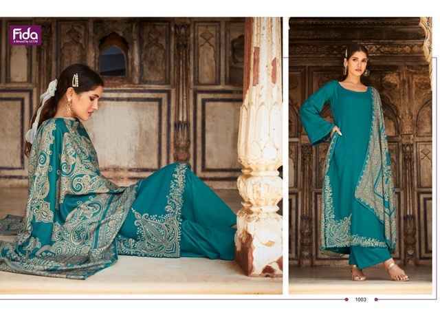 Fida Raah Wool Dress Material 6 pcs Catalogue Wholesale Price