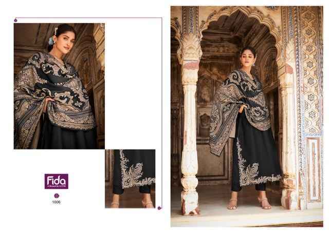 Fida Raah Wool Dress Material 6 pcs Catalogue Wholesale Price