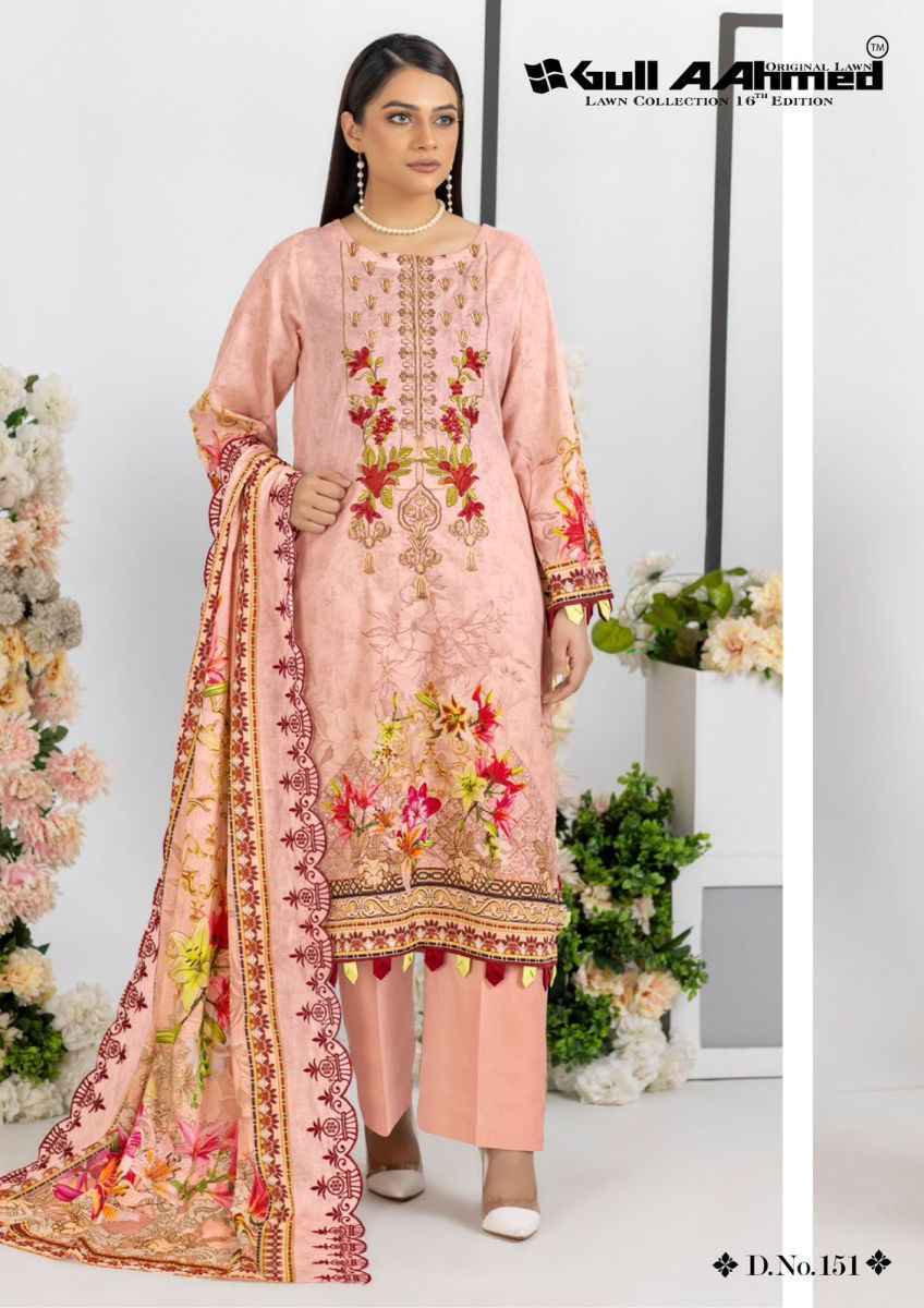 Gull Aahmed Lawn Collection Vol-16 Lawn Dress Material 6 pcs Catalogue