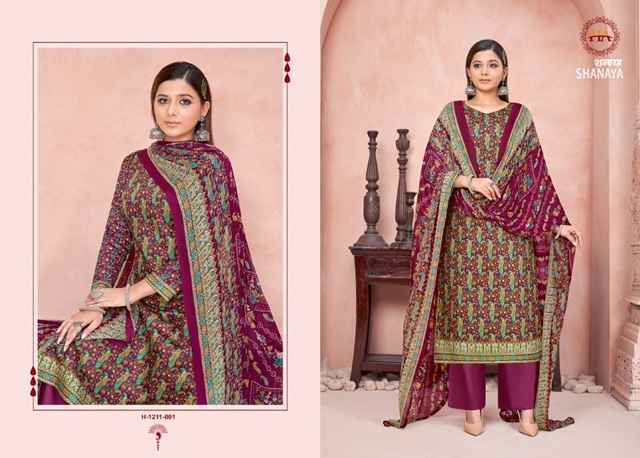 Harshit Fashion Shanaya Zam Dress Material 8 pcs Catalogue