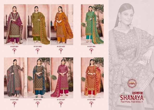 Harshit Fashion Shanaya Zam Dress Material 8 pcs Catalogue