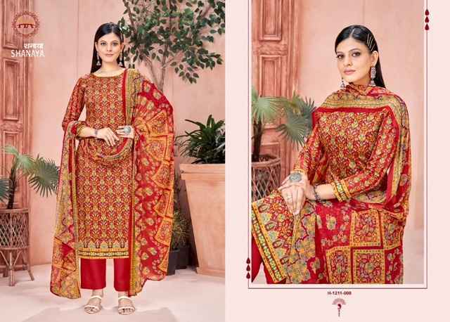 Harshit Fashion Shanaya Zam Dress Material 8 pcs Catalogue