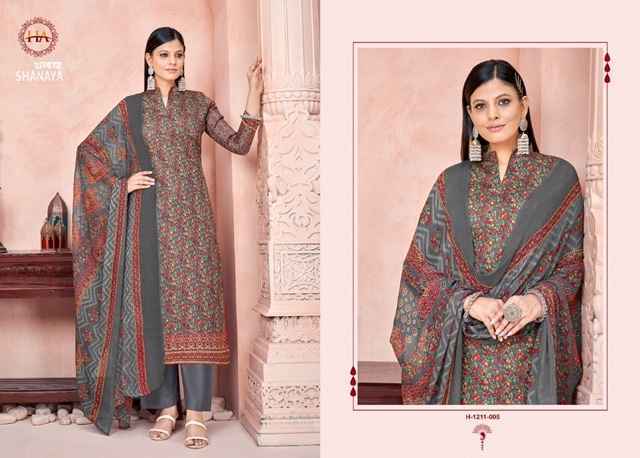 Harshit Fashion Shanaya Zam Dress Material 8 pcs Catalogue