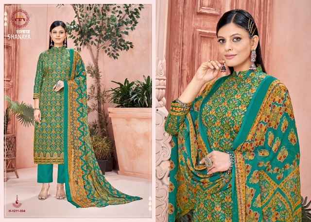 Harshit Fashion Shanaya Zam Dress Material 8 pcs Catalogue