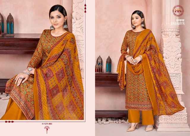 Harshit Fashion Shanaya Zam Dress Material 8 pcs Catalogue