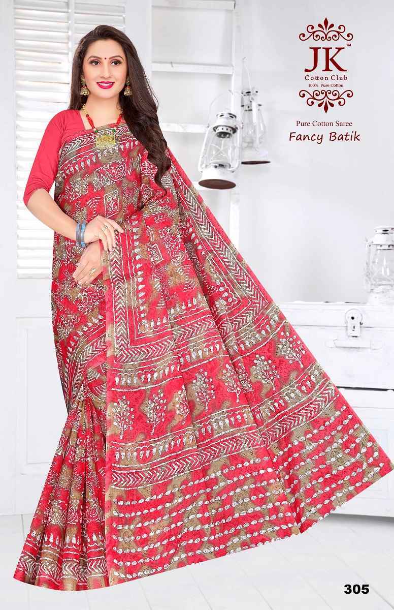 JK Batik Vol 3 Cotton Saree 12 pcs Catalogue