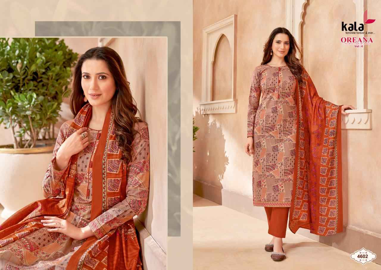 KALA FASHION OREANA VOL 4 COTTON PRINTED SALWAR SUITS 