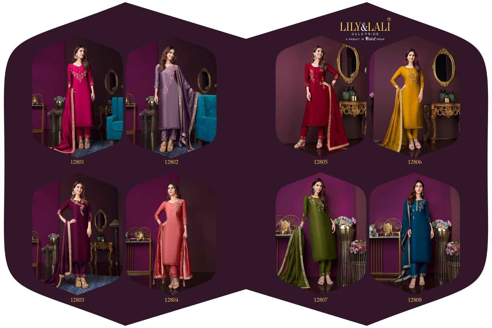 LILY AND LALI MODERN EASE VISCOSE WITH BEAUTIFUL HAND WORK DESIGNER KURTI WITH PANT AND DUPATTA