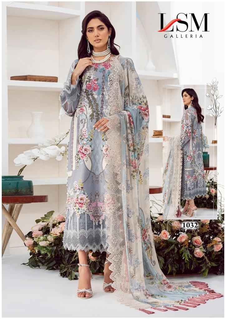 LSM GALLERIA PARIAN DREAM VOL 4 HEAVY LAWN COTTON SALWAR SUITS WHOLESALER SURAT