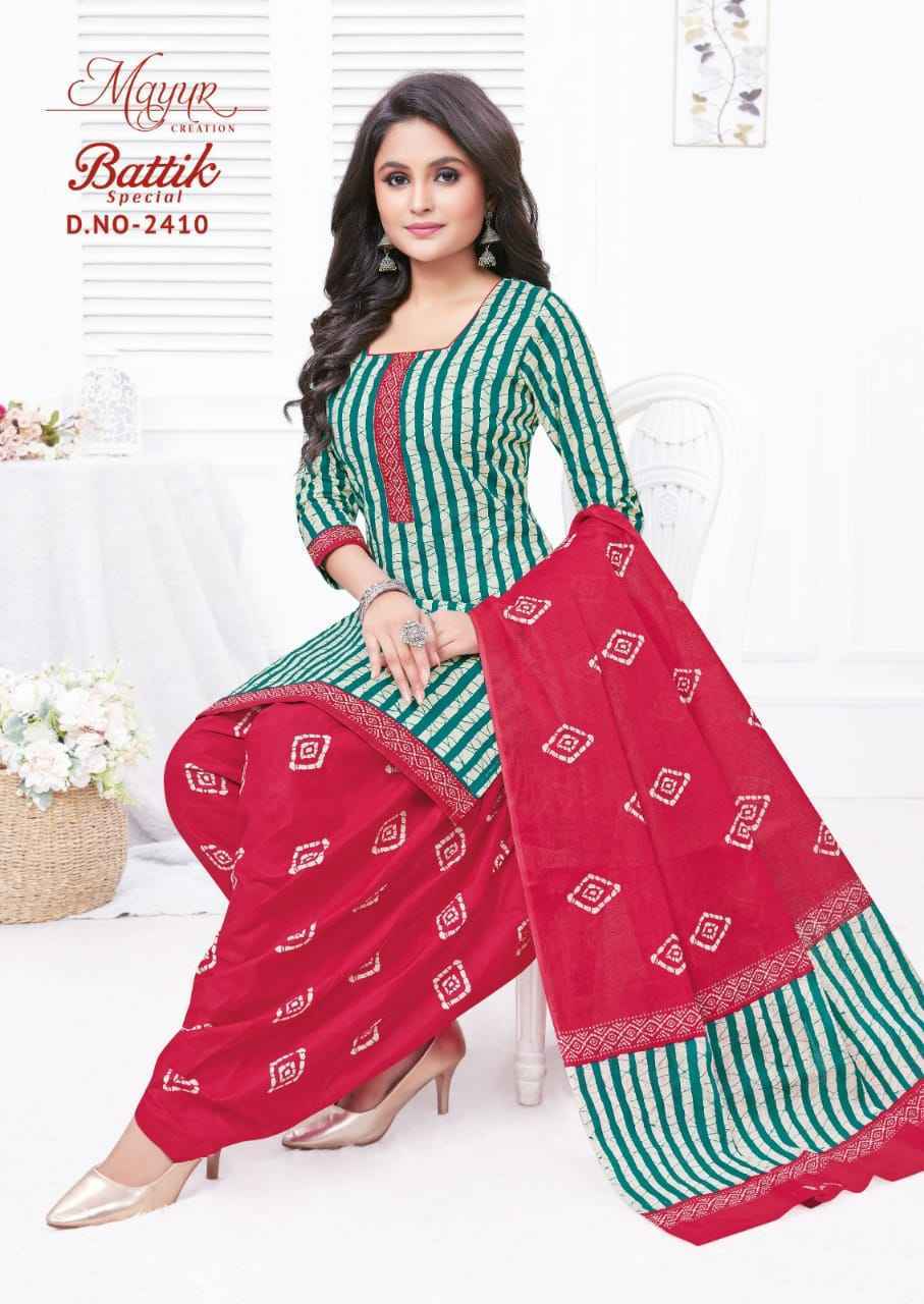 Mayur Creation Batik Vol-24 Cotton Dress Material 10 pcs Catalogue