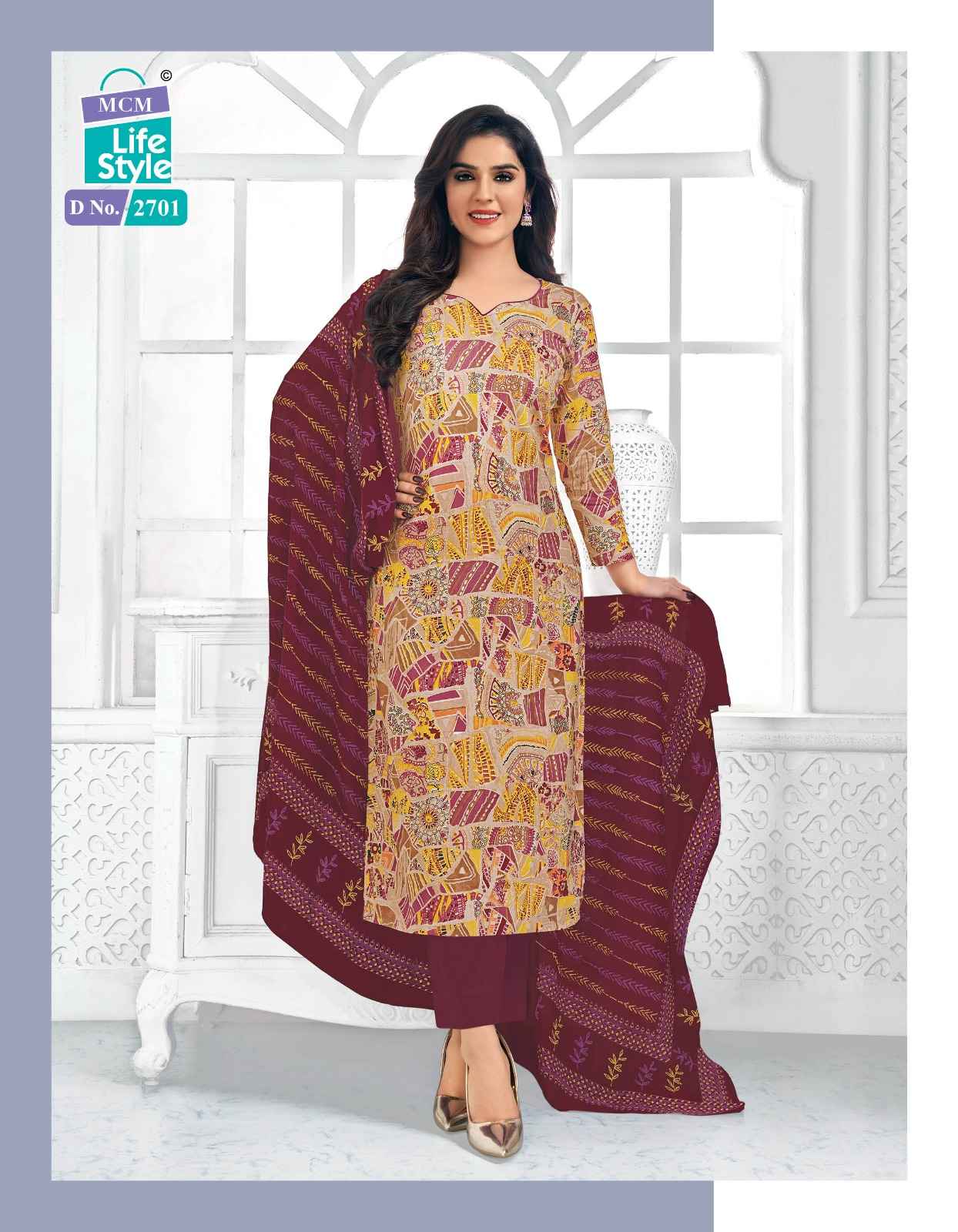 MCM LIFESTYLE PRIYALAXMI VOL 27 PURE COTTON SALWAR SUITS CATALOG  WITH WHOLESALE PRICE