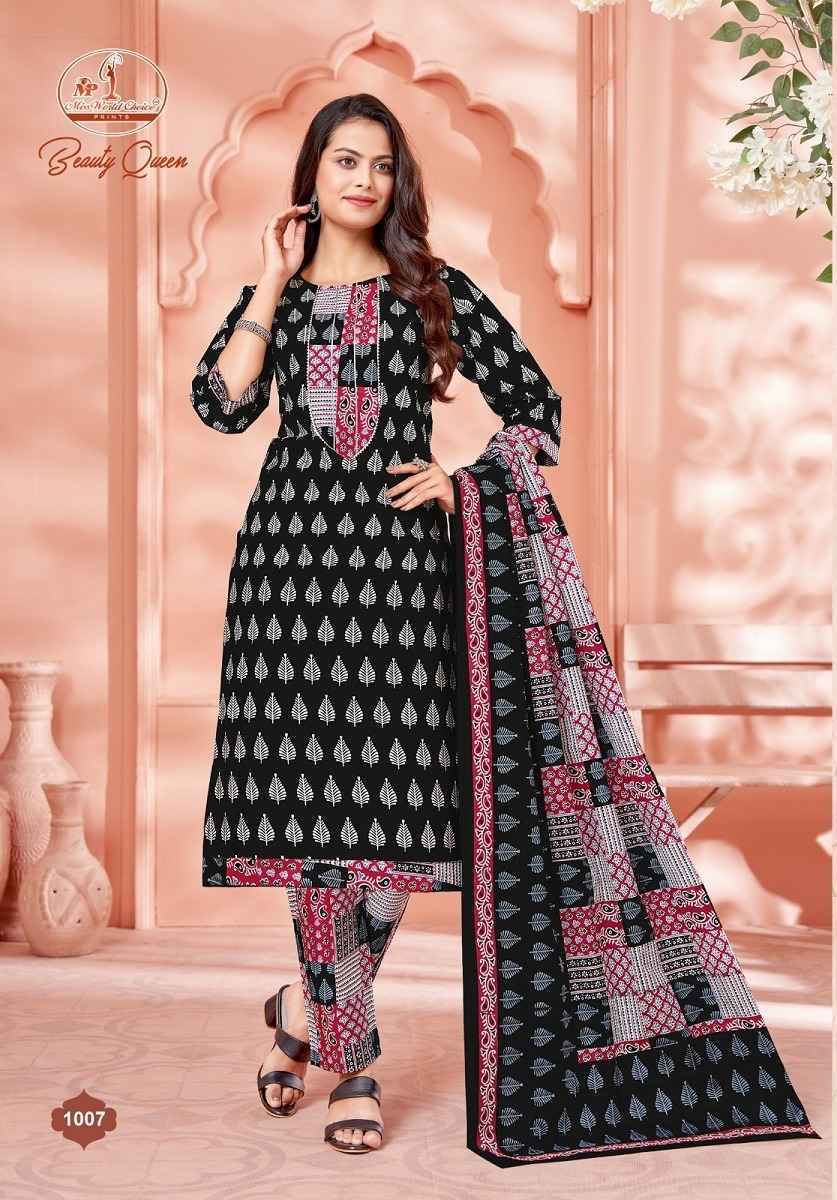 Miss World Choice Beauty Queen Vol-1 Readymade Cotton Dress 10 pcs Catalogue