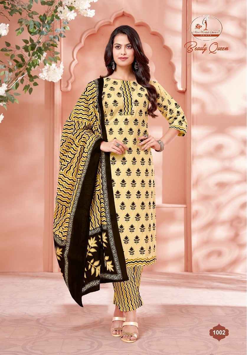 Miss World Choice Beauty Queen Vol-1 Readymade Cotton Dress 10 pcs Catalogue