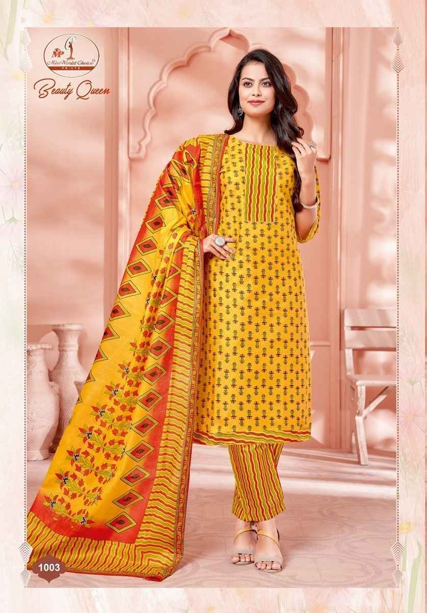 Miss World Choice Beauty Queen Vol-1 Readymade Cotton Dress 10 pcs Catalogue