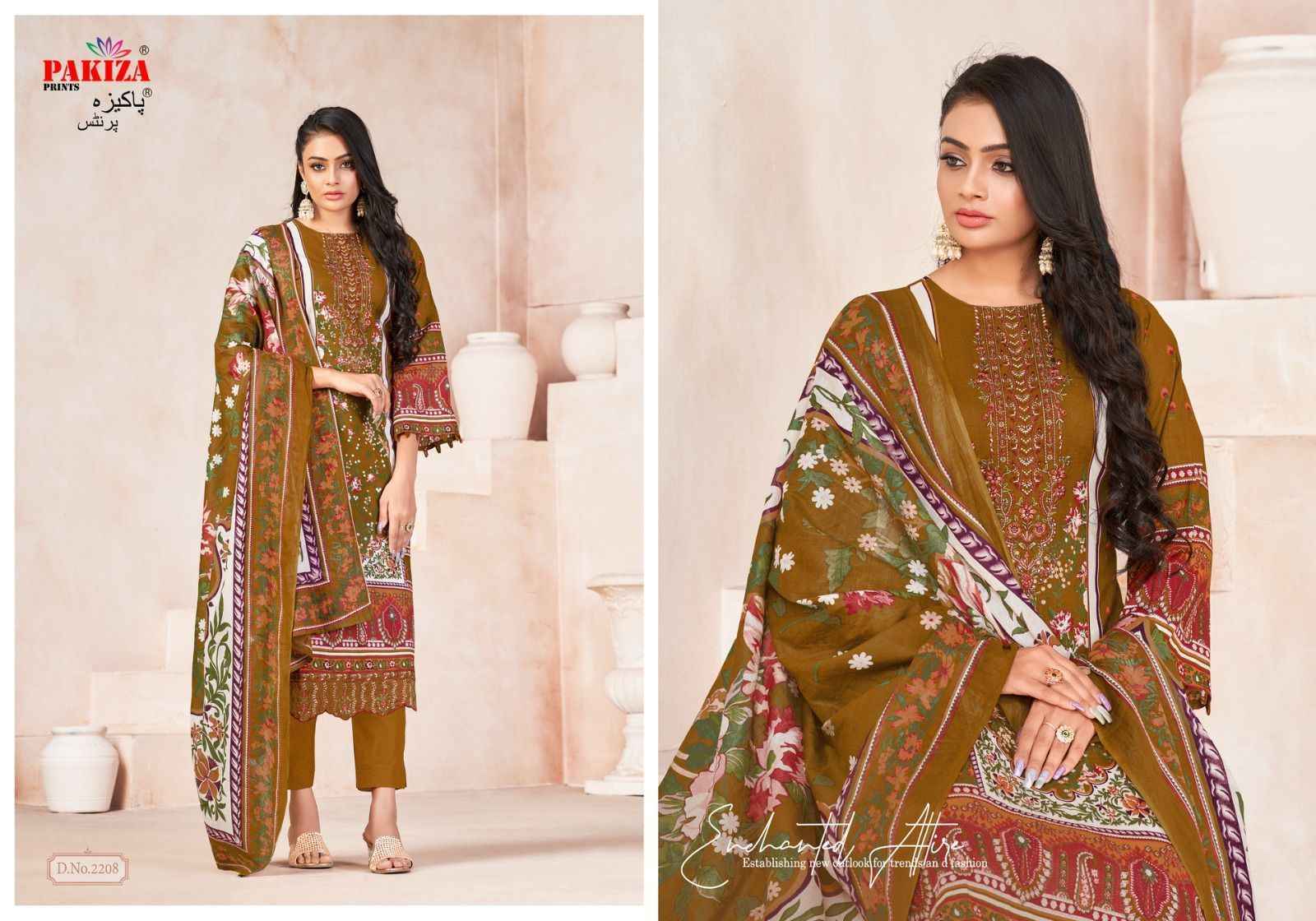 Pakiza Prints Shifa Safiya Vol 22 Lawn Dress Material 10 pcs Catalogue