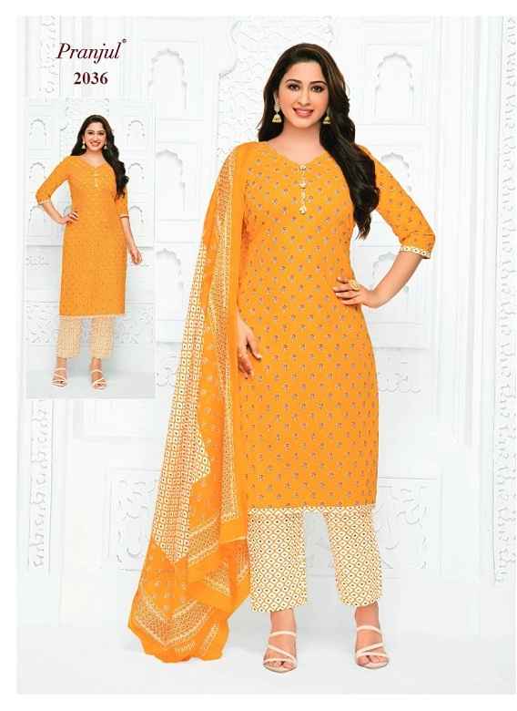 Cotton Printed Pranjul Dress Material Supplier at Rs 475/piece in Mumbai