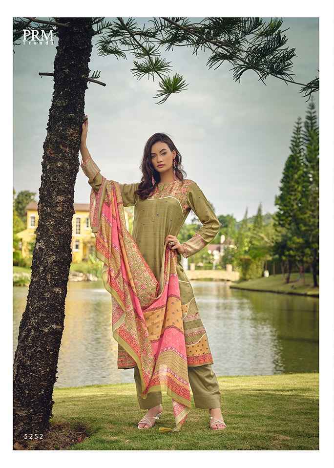 PRM Trendz Anjum Muslin Dress Material 8 pcs Catalogue Wholesale Online Price