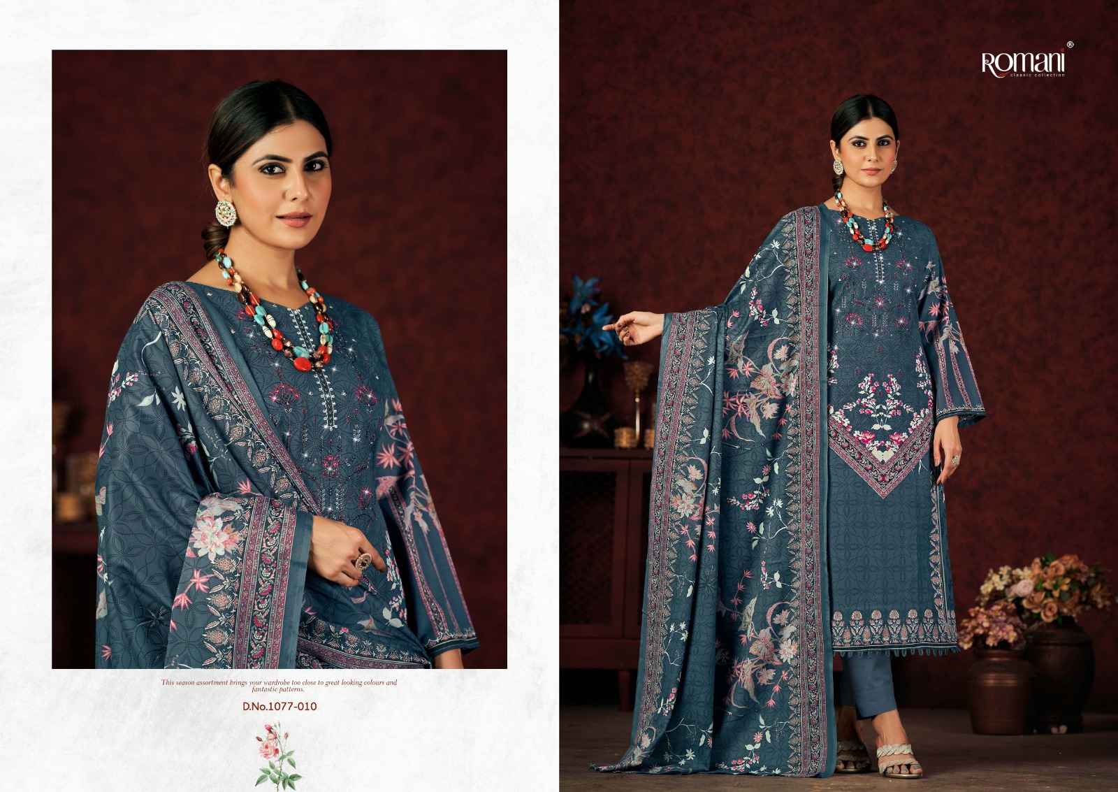 ROMANI MAREENA VOL 13 SOFT COTTON DIGITAL STYLE PRINTS SUITS