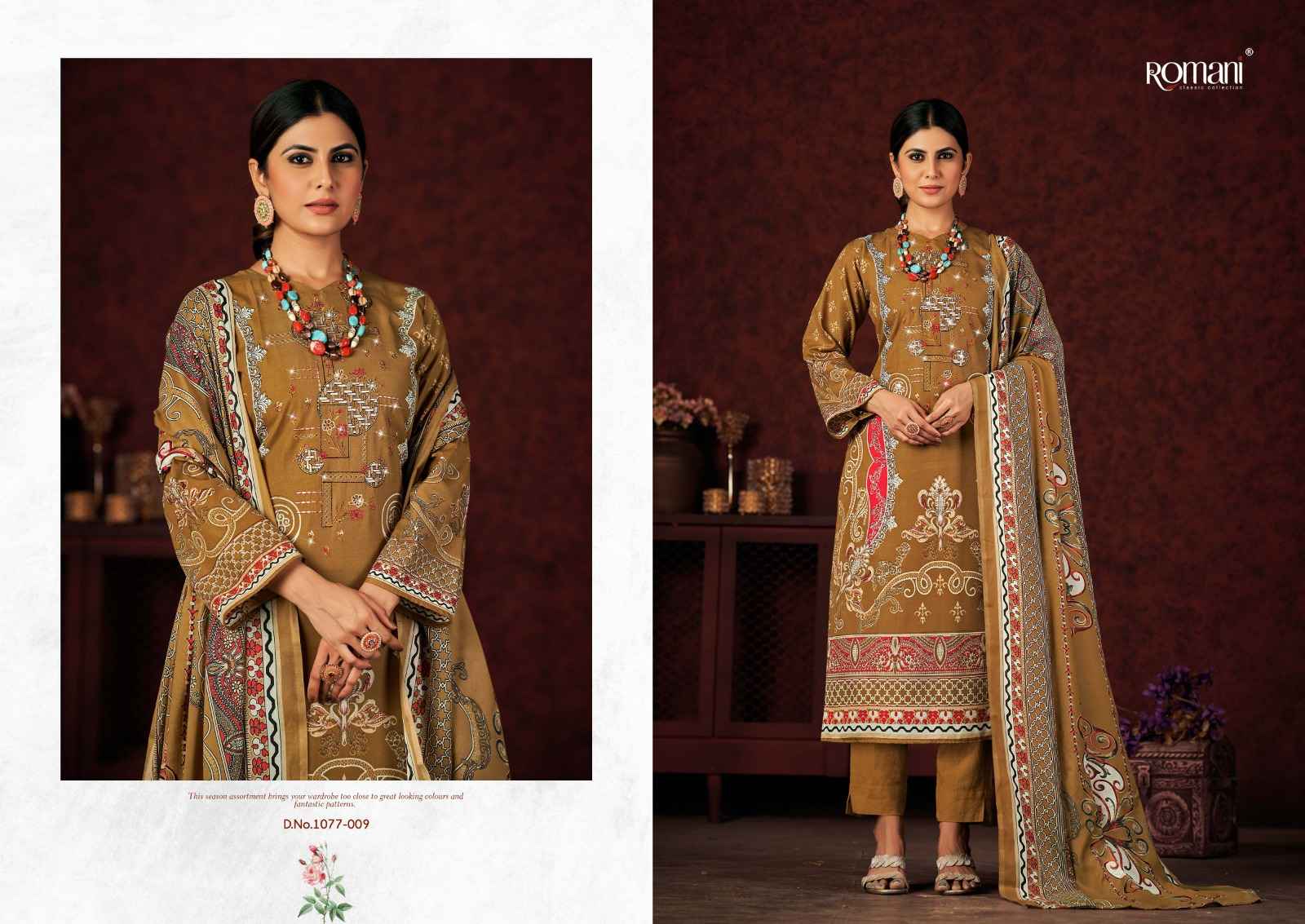 ROMANI MAREENA VOL 13 SOFT COTTON DIGITAL STYLE PRINTS SUITS