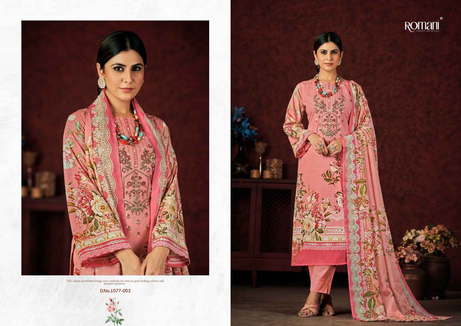 ROMANI MAREENA VOL 13 SOFT COTTON DIGITAL STYLE PRINTS SUITS