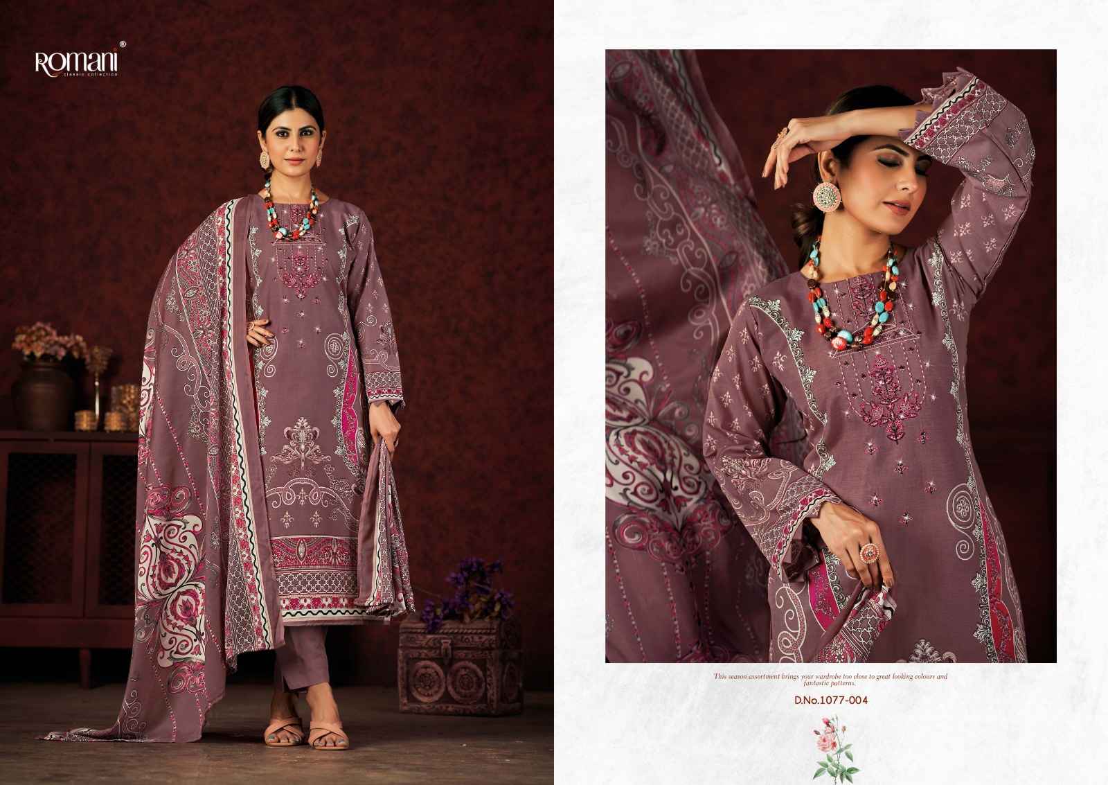 ROMANI MAREENA VOL 13 SOFT COTTON DIGITAL STYLE PRINTS SUITS