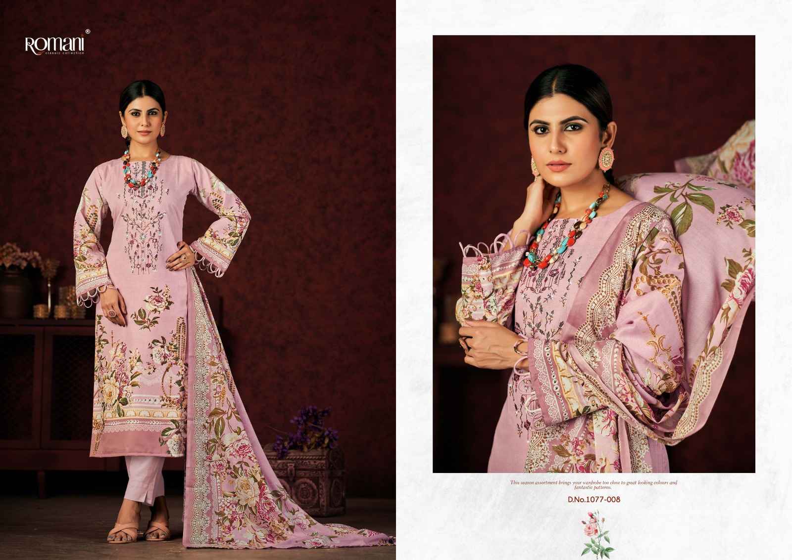 ROMANI MAREENA VOL 13 SOFT COTTON DIGITAL STYLE PRINTS SUITS