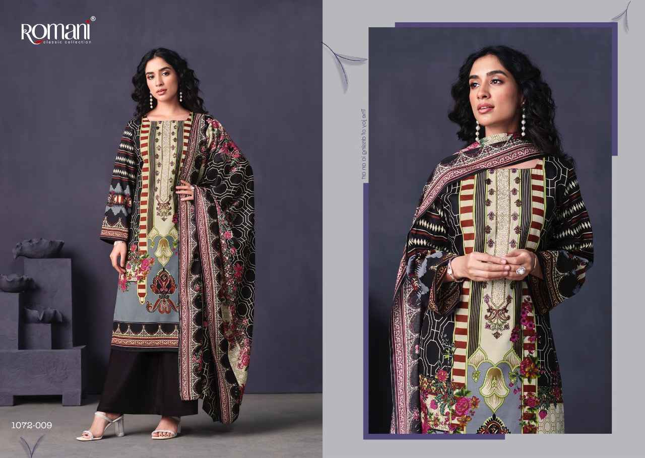 ROMANI MAREENA VOL 9 SOFT COTTON DIGITAL STYLE PRINT WITH FANCY WORK SUITS 