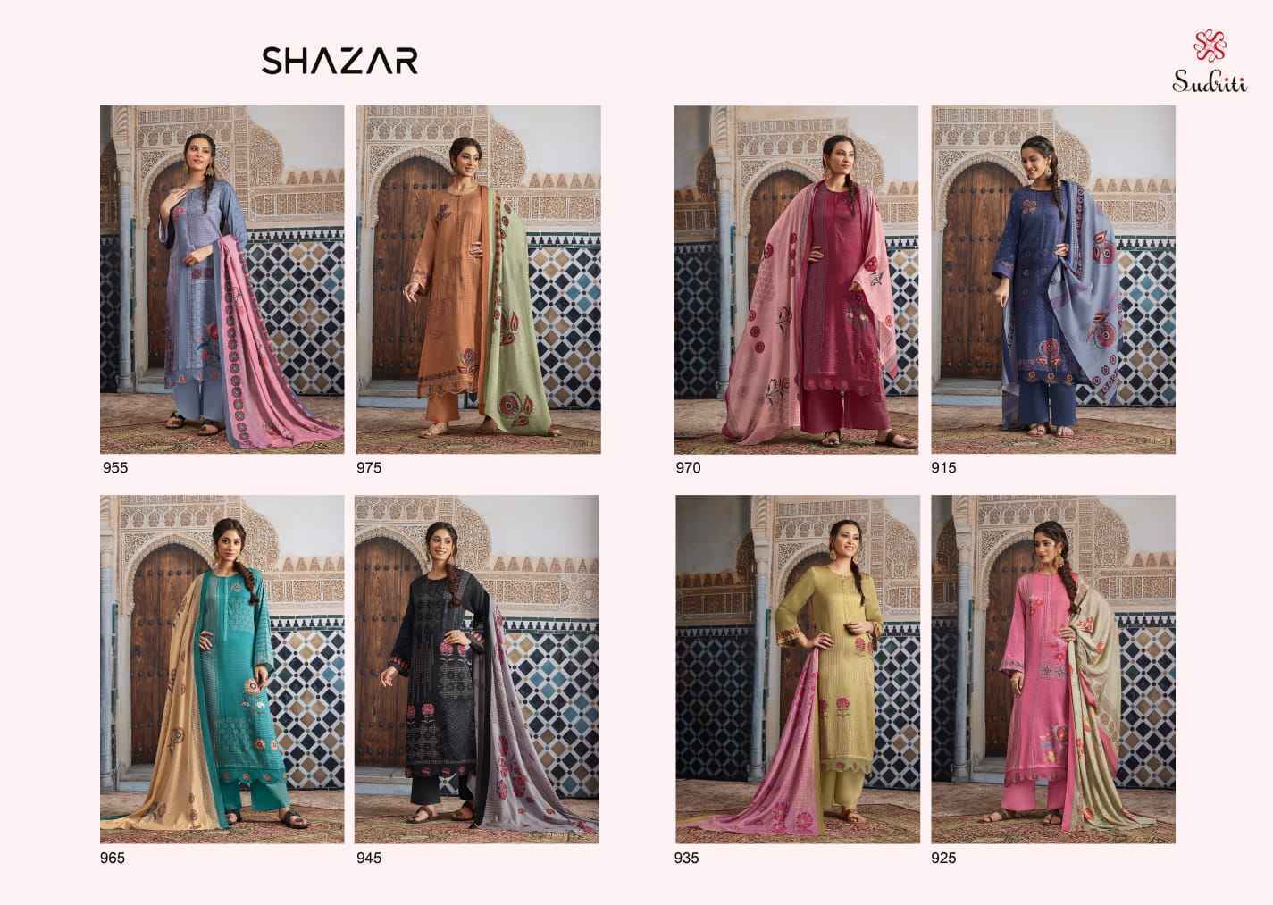 Sudriti Shazar Cotton Dress Material 8 pcs Catalogue Wholesale Price