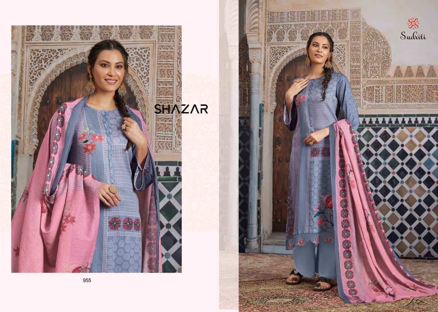Sudriti Shazar Cotton Dress Material 8 pcs Catalogue Wholesale Price
