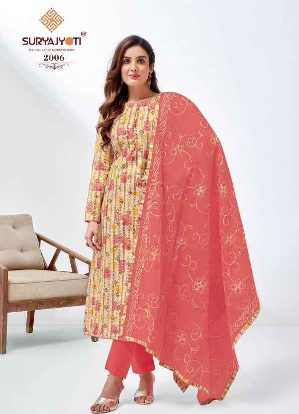 SURYAJYOTI NISHA VOL 2 CAMBRIC COTTON FOIL & KHADI PRINT FANCY SALWAR SUITS