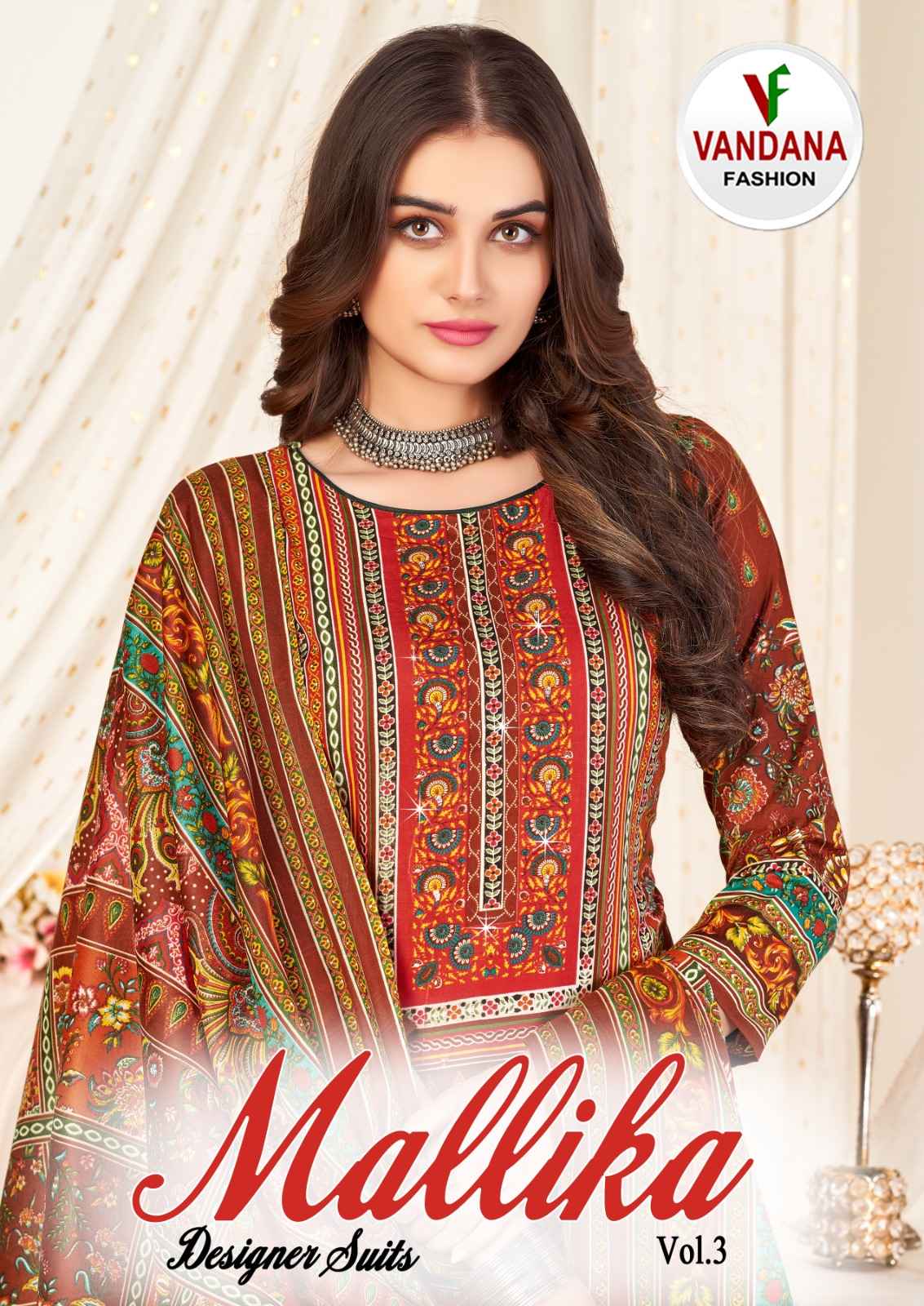 VANDANA FASHION MALLIKA VOL 3 COTTON DIGITAL PRINT SALWAR SUITS