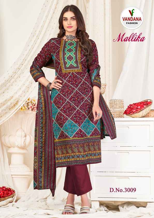 VANDANA FASHION MALLIKA VOL 3 COTTON DIGITAL PRINT SALWAR SUITS