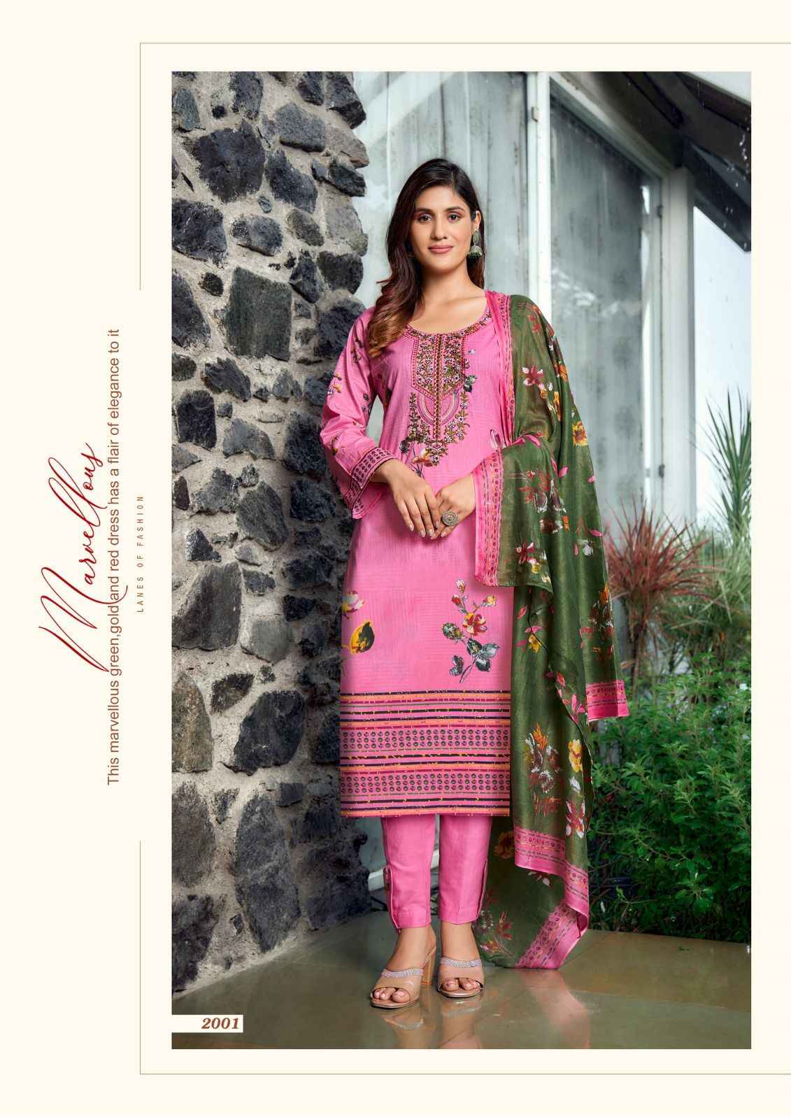 YASHIKA TRENDS BELLA VOL 2 COTTON SUITS CATALOG WHOLESALE PRICE