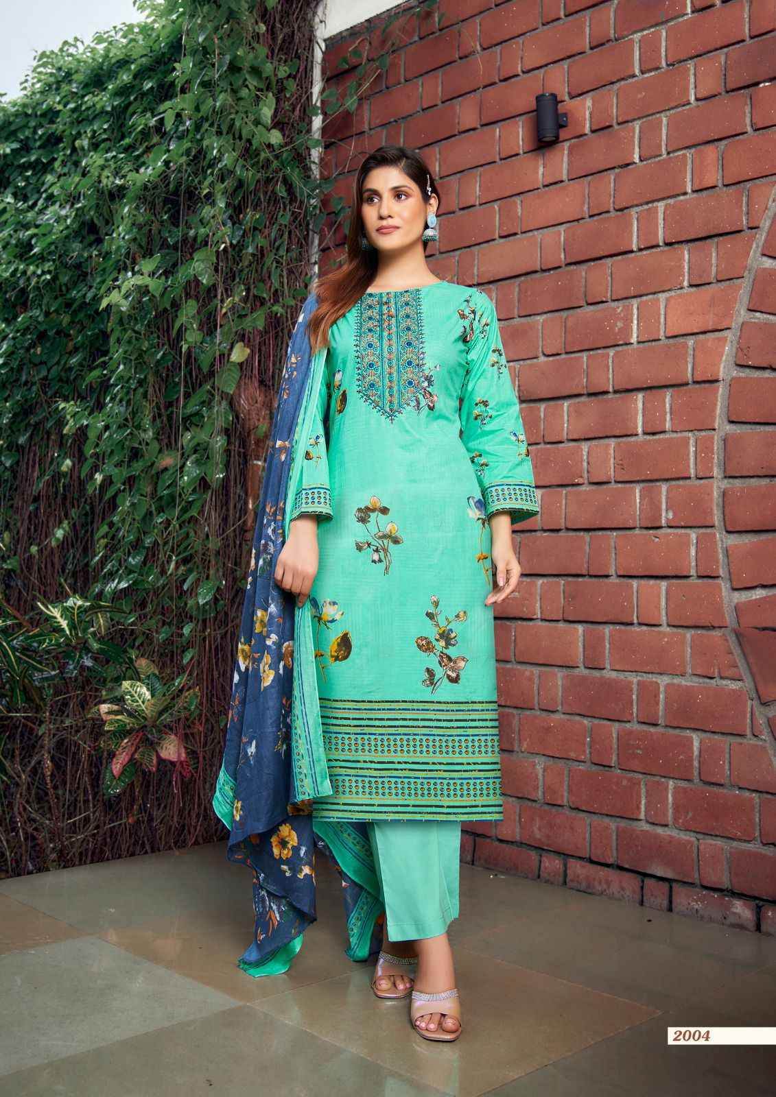 YASHIKA TRENDS BELLA VOL 2 COTTON SUITS CATALOG WHOLESALE PRICE