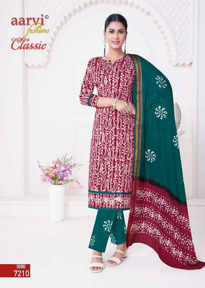 Aarvi Fashion Classic Vol 5 Cotton Kurti Combo 8 pcs Catalogue - Surat Wholesale Market
