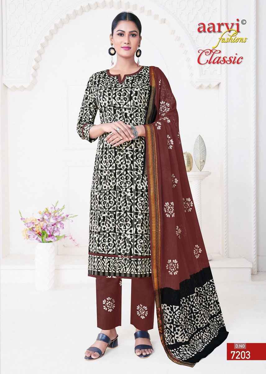 Aarvi Fashion Classic Vol 5 Cotton Kurti Combo 8 pcs Catalogue - Surat Wholesale Market
