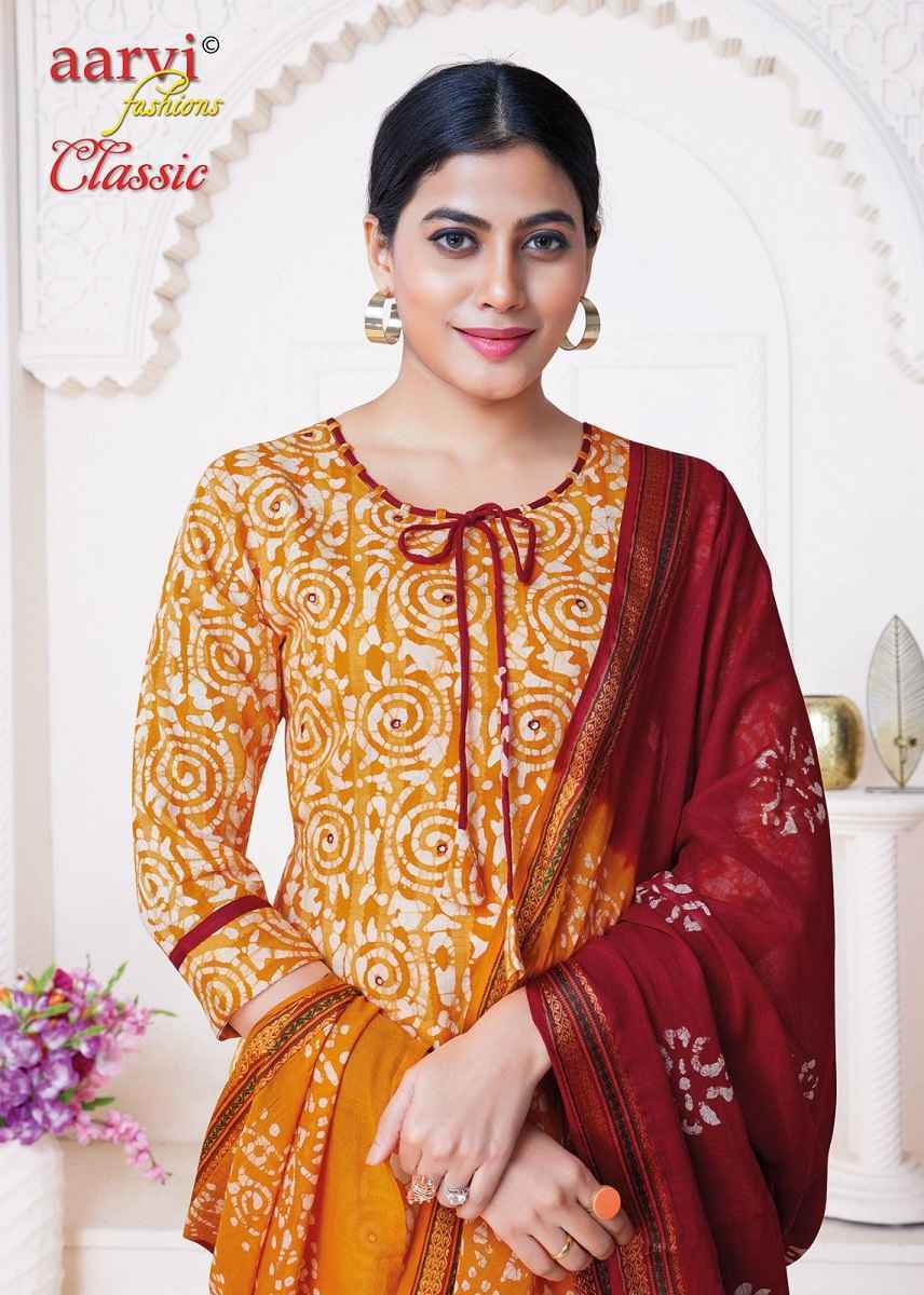 Aarvi Fashion Classic Vol 5 Cotton Kurti Combo 8 pcs Catalogue - Surat Wholesale Market