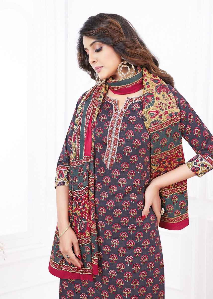 Aarvi Kalamkari Vol 1 Cotton Kurti Combo With Katha Work 10 pcs Catalogue - Surat Wholesale Market