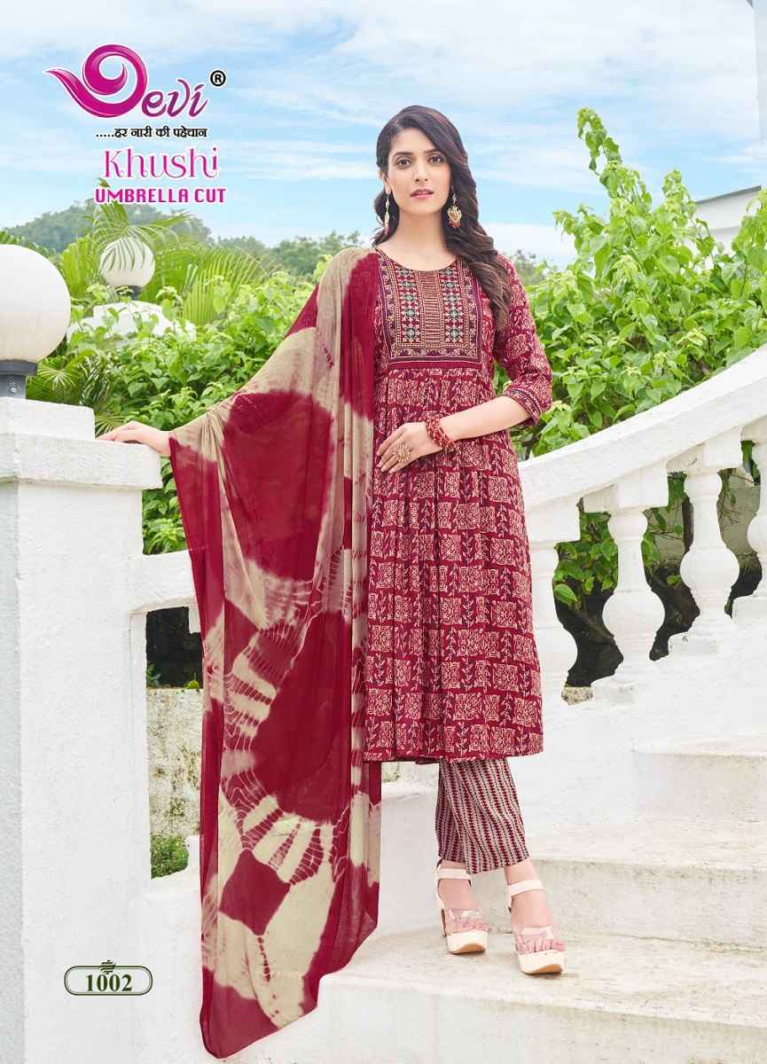 Devi Khushi Rayon Capsule Kurti Combo 8 pcs Catalogue