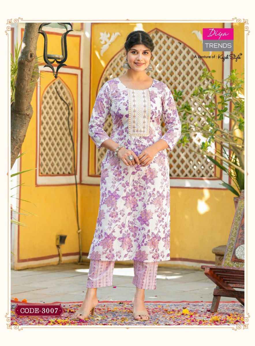 Diya Trends Cotton Candy Vol 3 Cotton Kurti With Pant 8 pcs Catalogue - Surat Wholesale Market