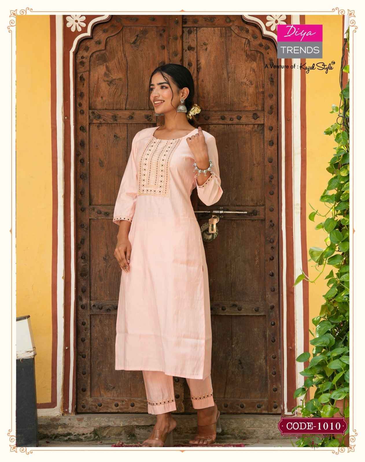 Diya Trends Satrangi Muslin Kurti Combo 10 pcs Catalogue - Surat Wholesale Market