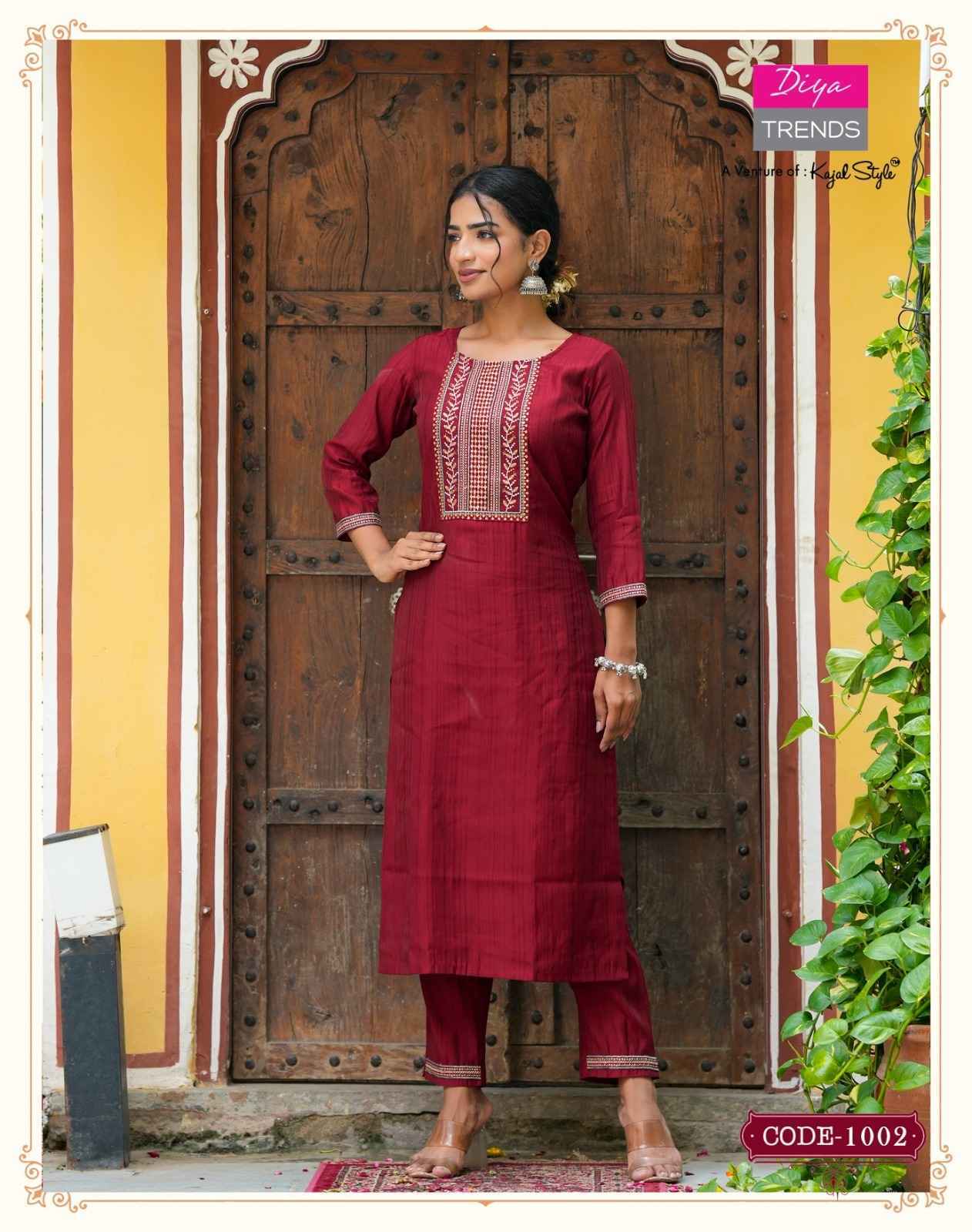 Diya Trends Satrangi Muslin Kurti Combo 10 pcs Catalogue - Surat Wholesale Market